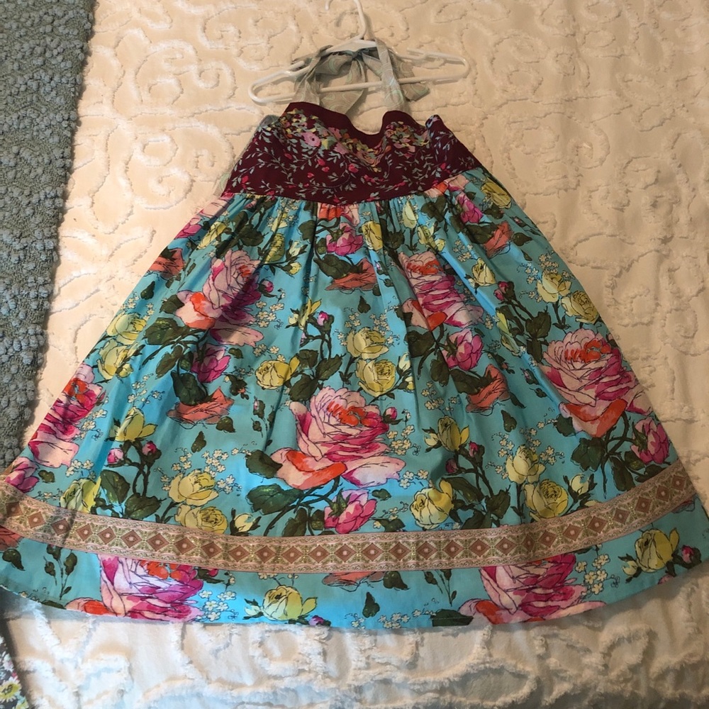 Girls floral sun dress